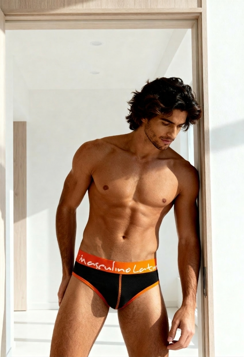 Adonis Black /Orange - Masculino Latino
